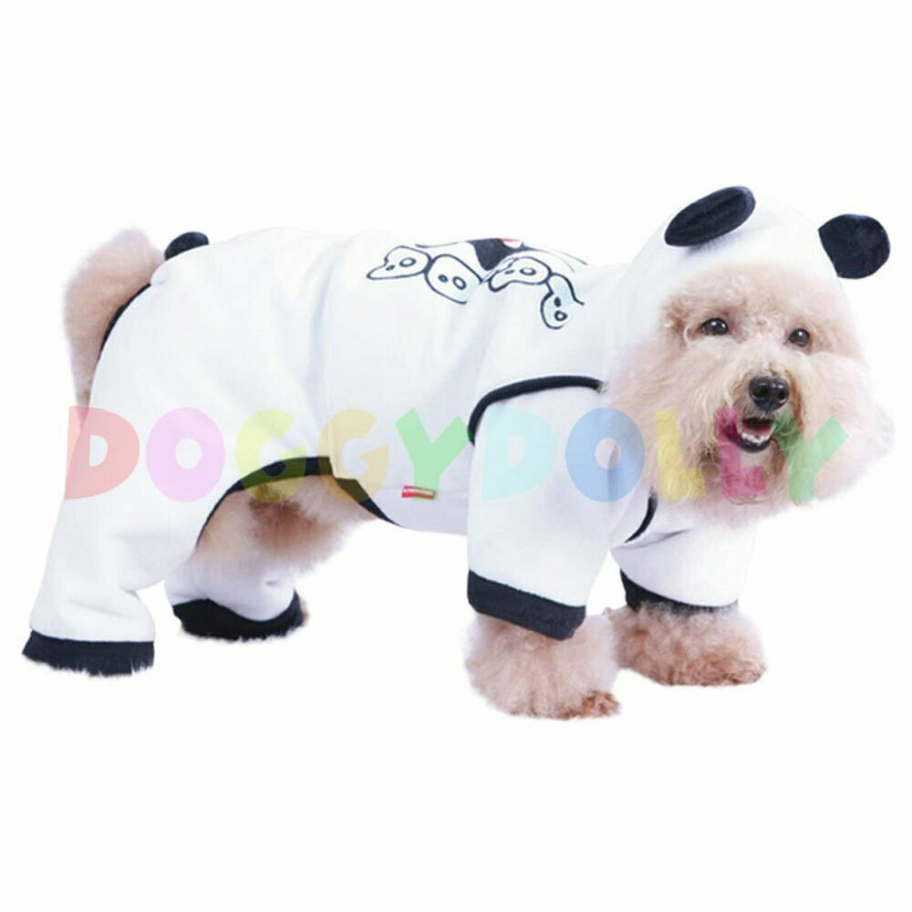 Panda carnival costume for dogs