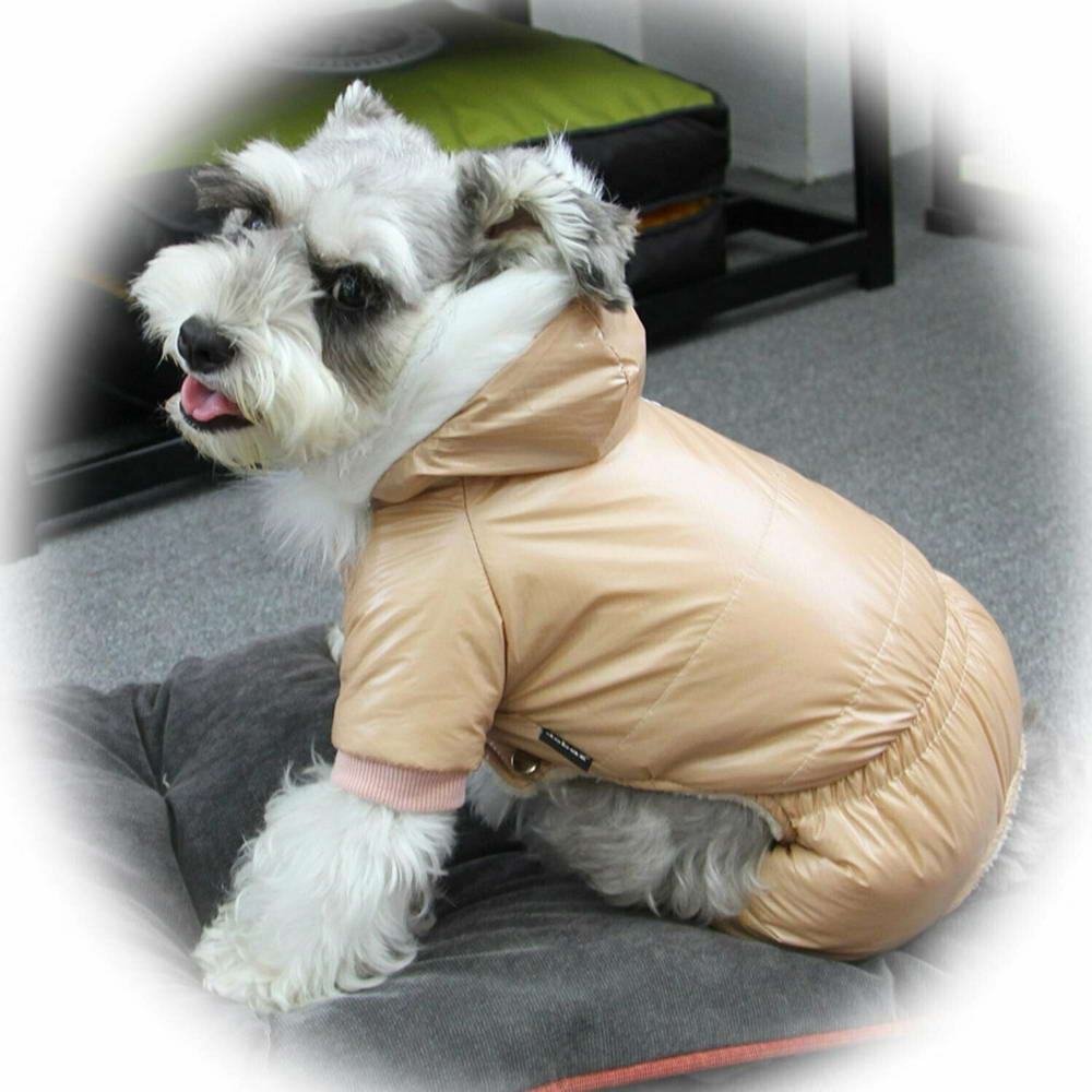 Warm dog robe by GogiPet dog fashions