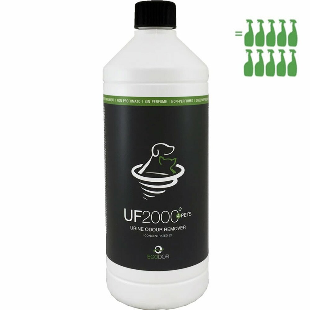 UF2000 urine remover concentrate from Ecodor - Urinkiller new packaging