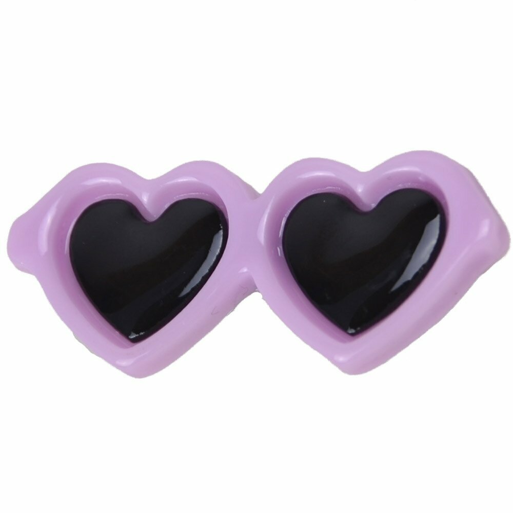 Sunglasses for dogs as hair clip of GogiPet® in naughty purple