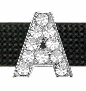 A rhinestone letter with 14 mm  