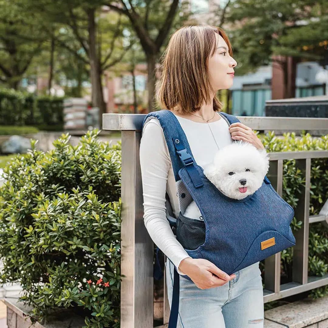 Dog Backpack - GogiPet Denim Dog Carrier