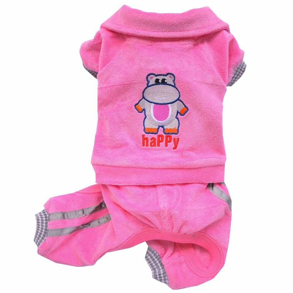 Rosasot Fluffy dog clothes bodysuits with 4 legs