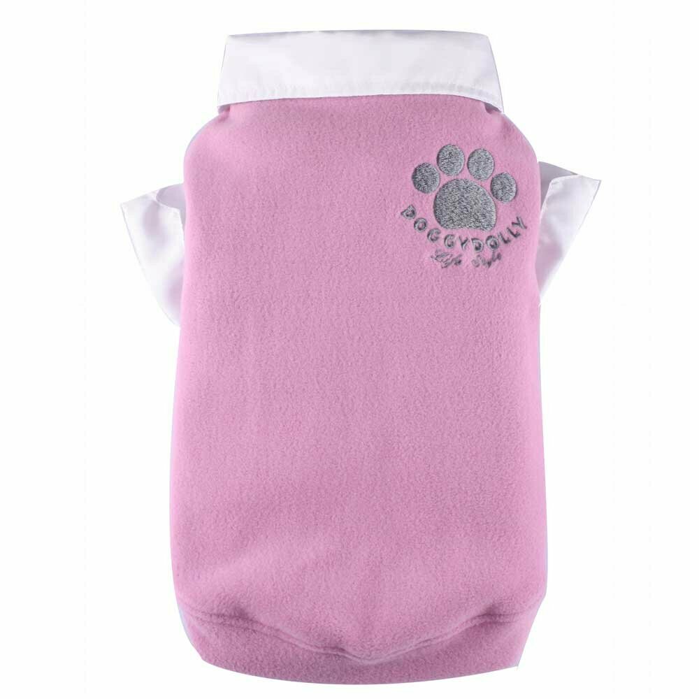 pink dog pullover - warm dog pullover for large dogs