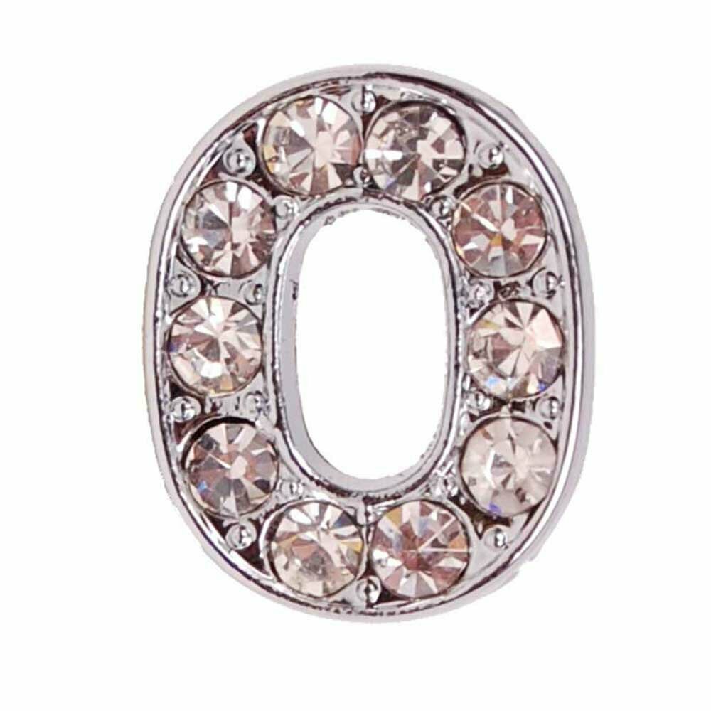 Rhinestone number 0 with 14 mm