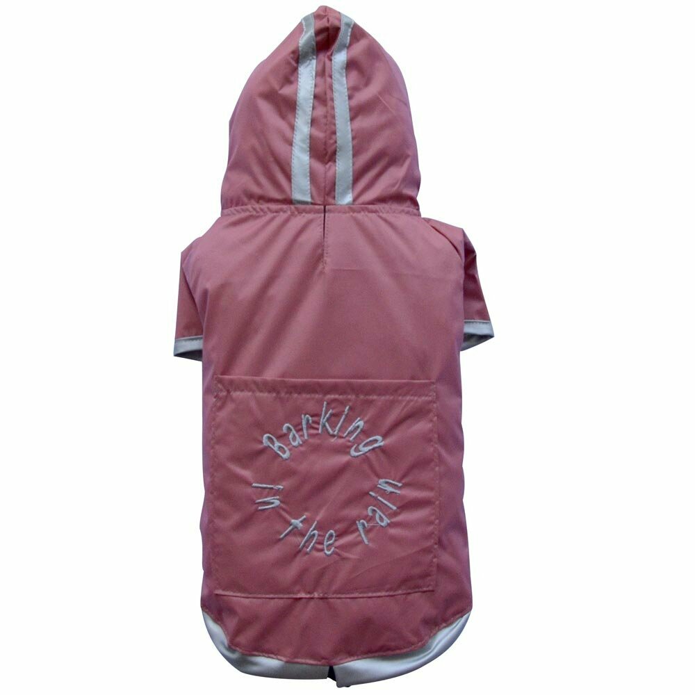 Rose dog raincoat Barking in the Rain from DoggyDolly DR008