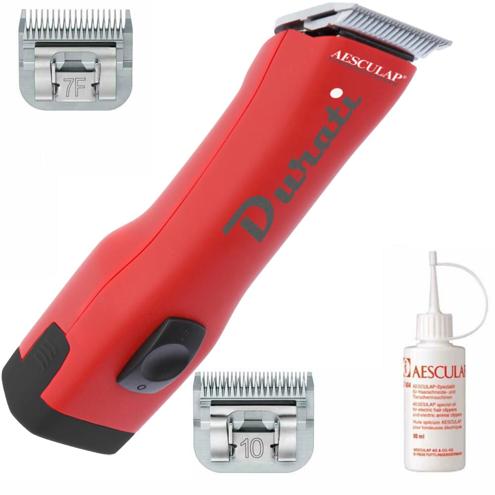 Aesculap pet clipper Durati offer with 2 blades