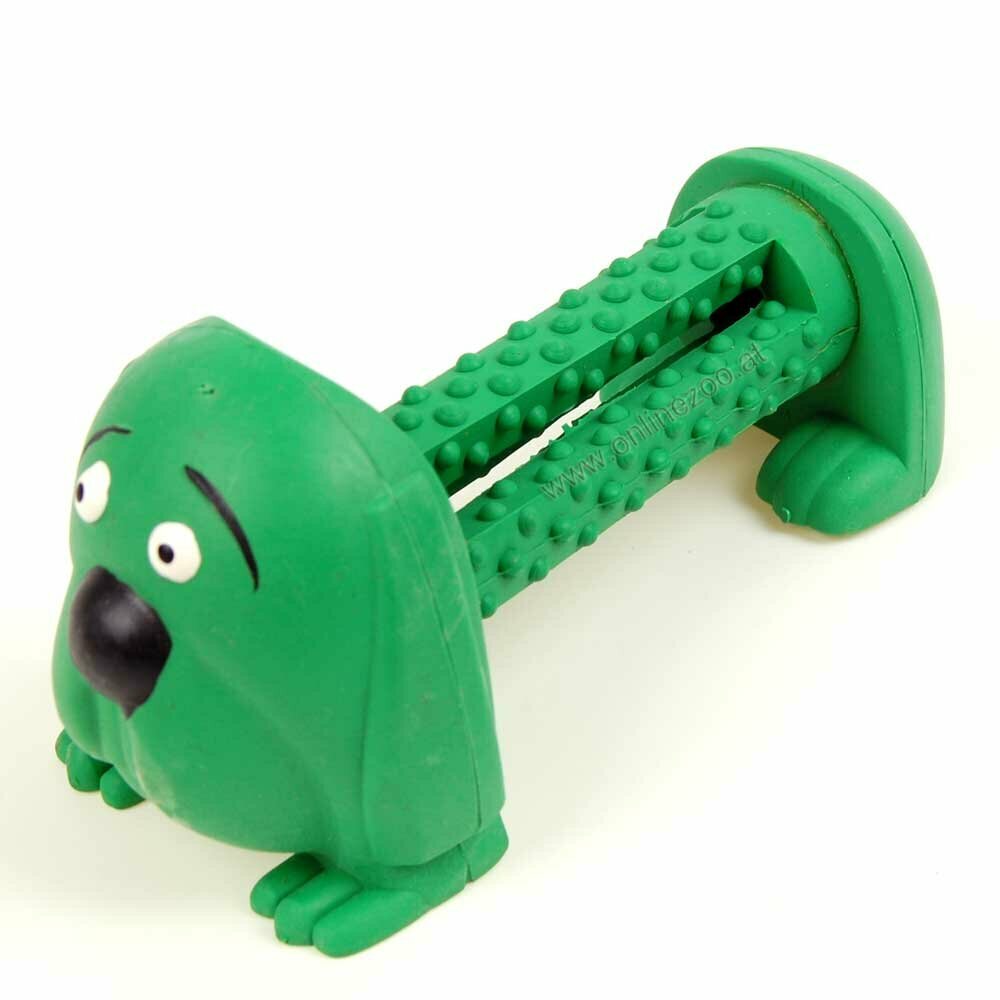 Dog toys made of rubber for dog snacks green