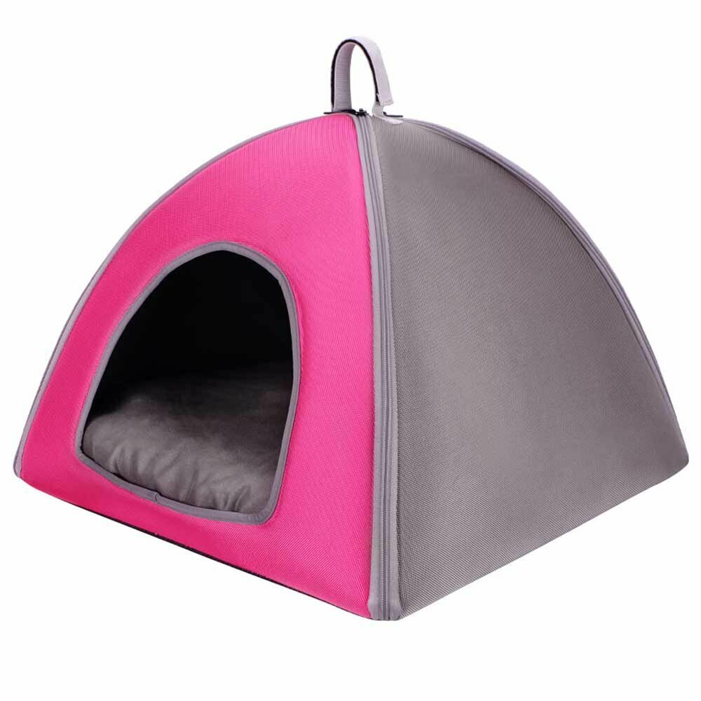 Pink pet bed recommended by GogiPet