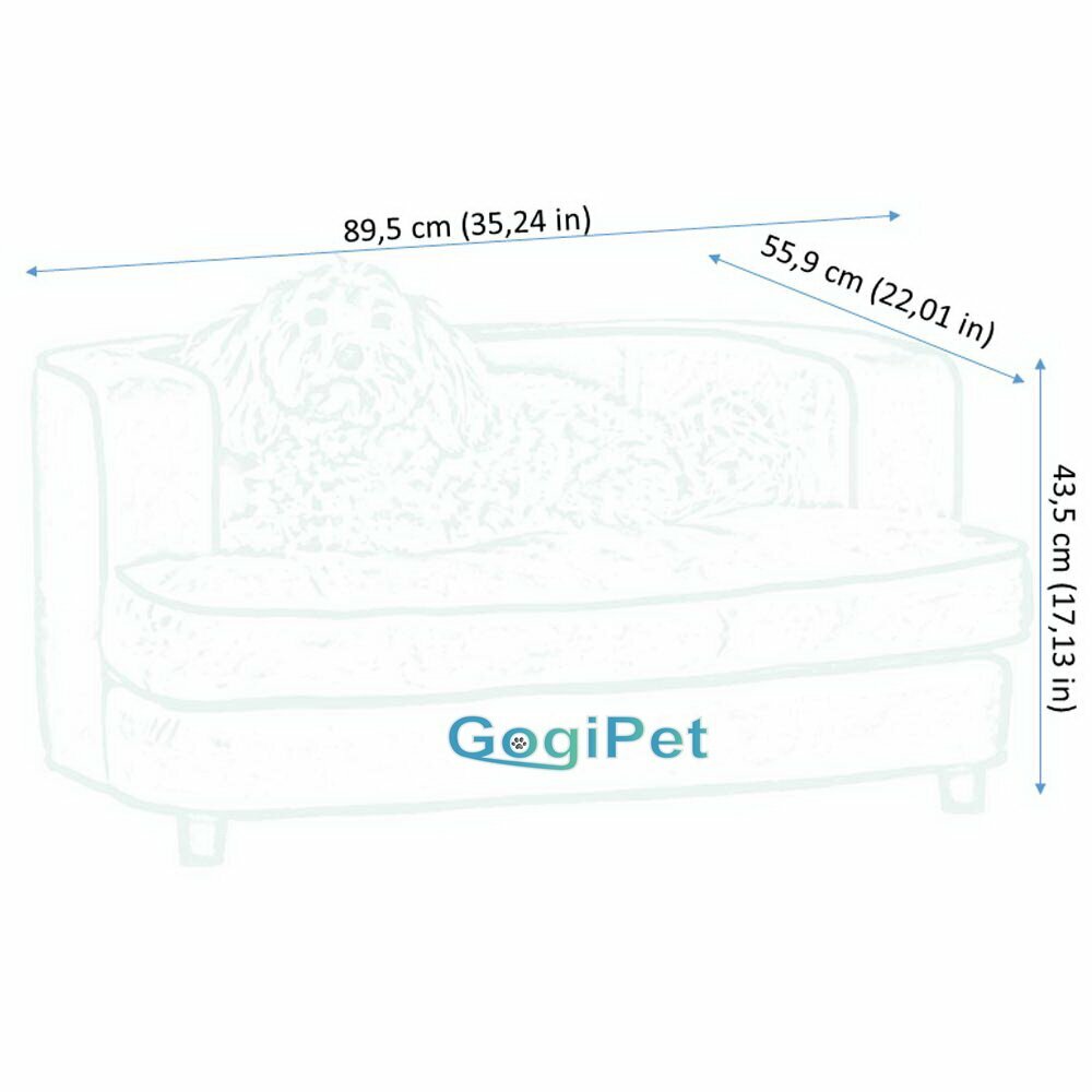 Dimensions of this GogiPet ® Animal Furniture Chill Out