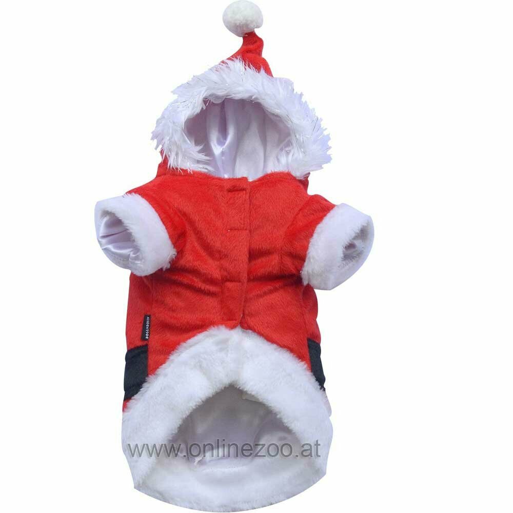 Rear View Christmas coat for large dogs from DoggyDolly BD 110