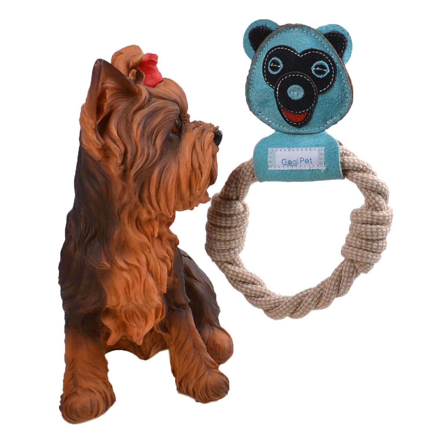 Innovative dog toy without chemical dyes