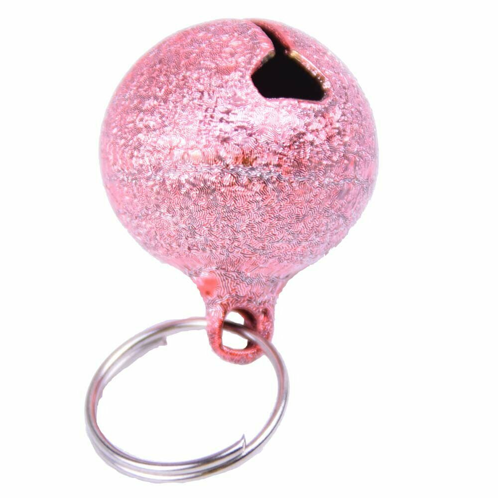 Silver pink cat bell from GogiPet
