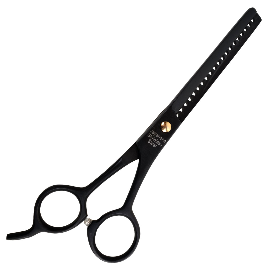 Japanese steel modelling scissors Black Beauty for dog hairdressers