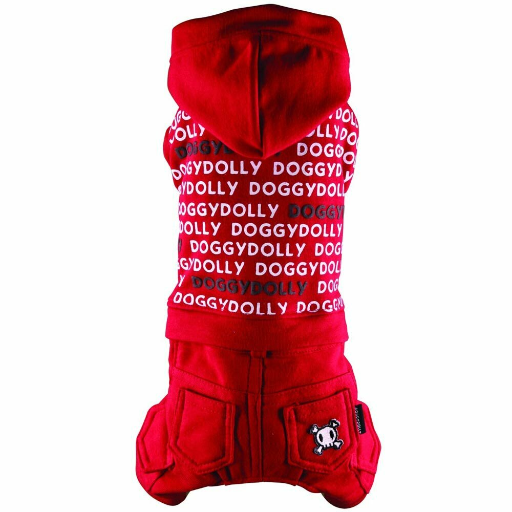 dog jogger Hooded red by DoggyDolly