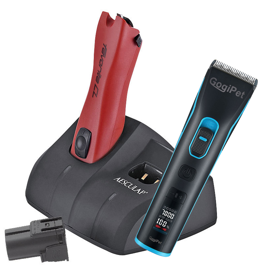 Cordless freedom with the Aesculap Favorita CL and GogiPet Orate High Speed Dog Clippers