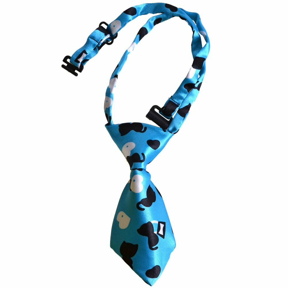 Tie for dogs blue with cats by GogiPet