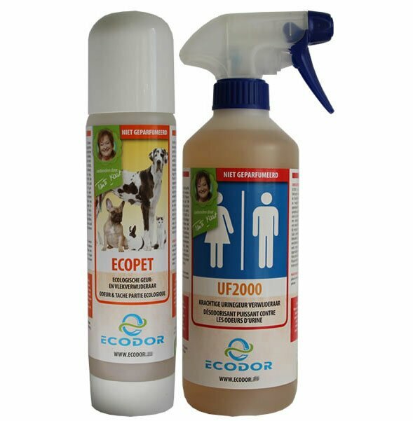 Ecodor urine remover UF2000 EcoPet animal smell remover the strong duet