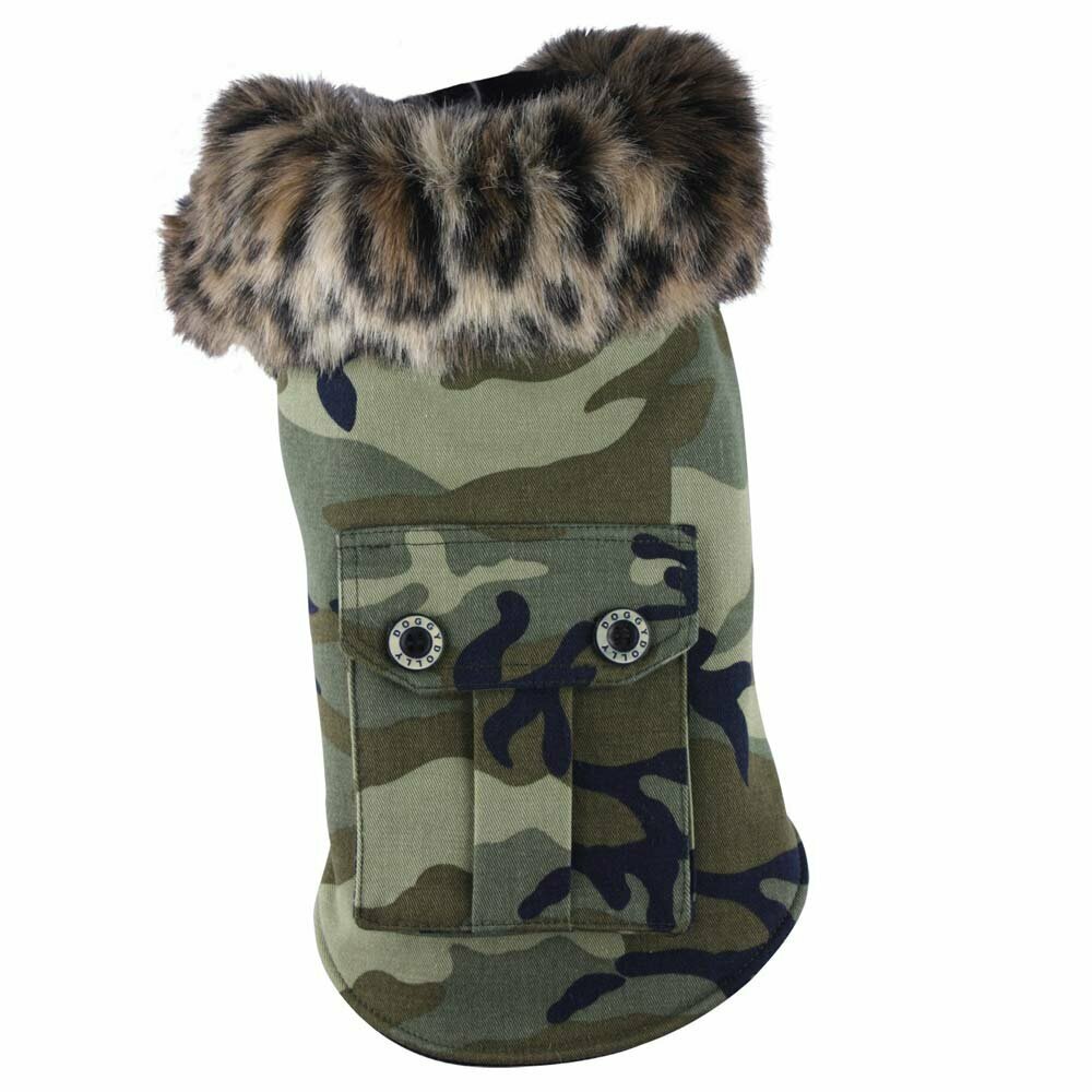 DoggyDolly W061 - warm dog coat Camouflage dog clothing 