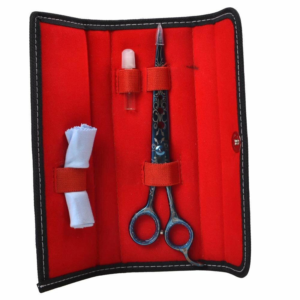 8,5 inch dog scissors - Designer dog scissors with tribals