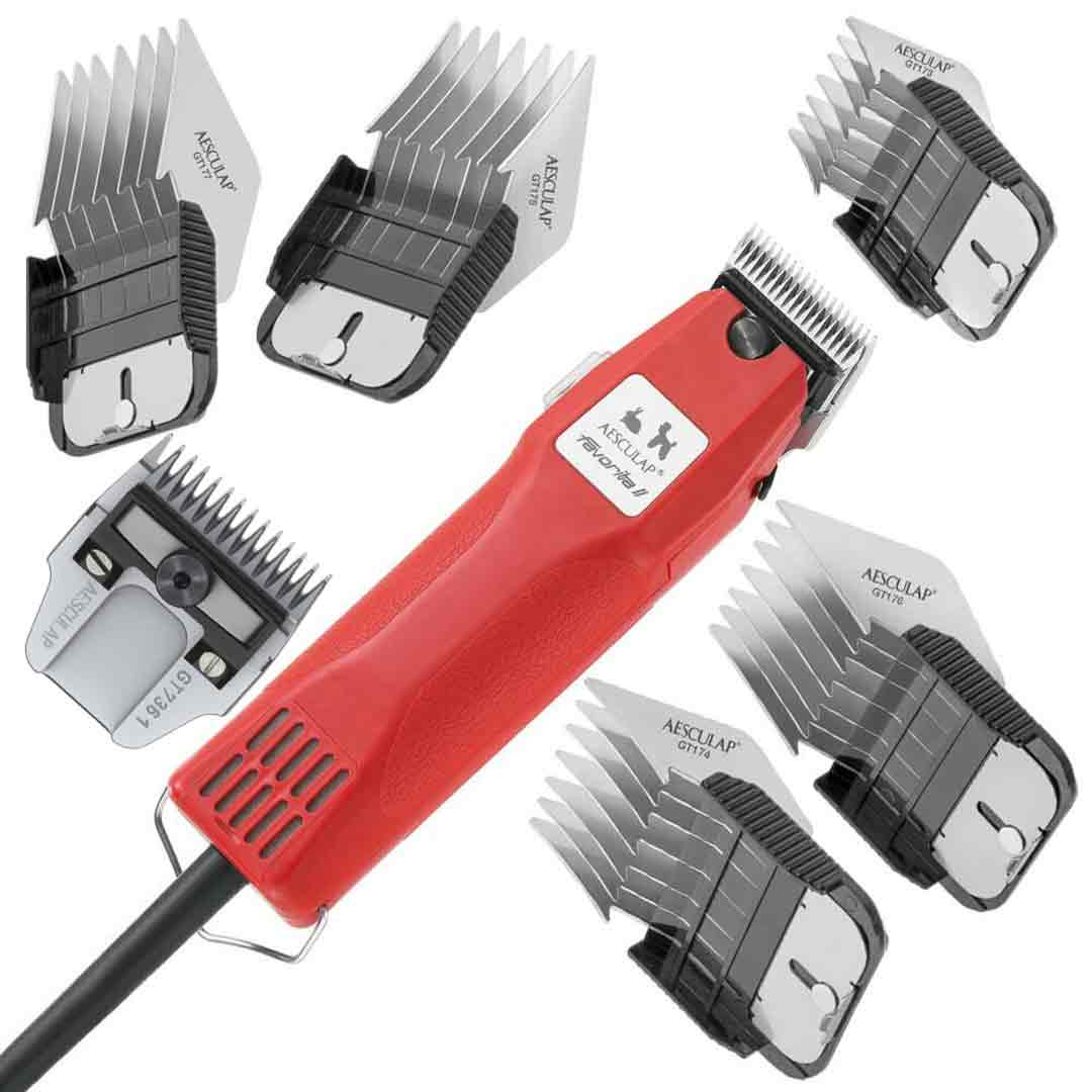 Aesculap Favorita II clipper with 6 blades