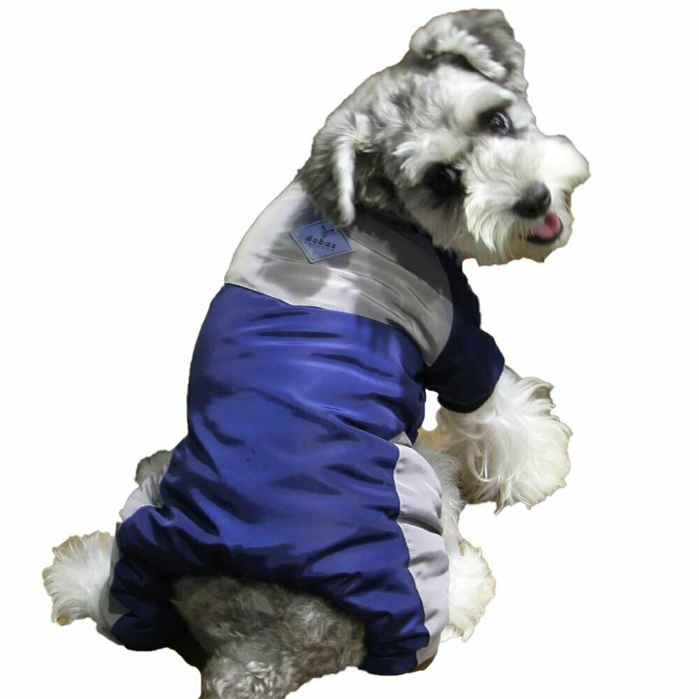 Blue dog coat "Karin" - warm dog clothes