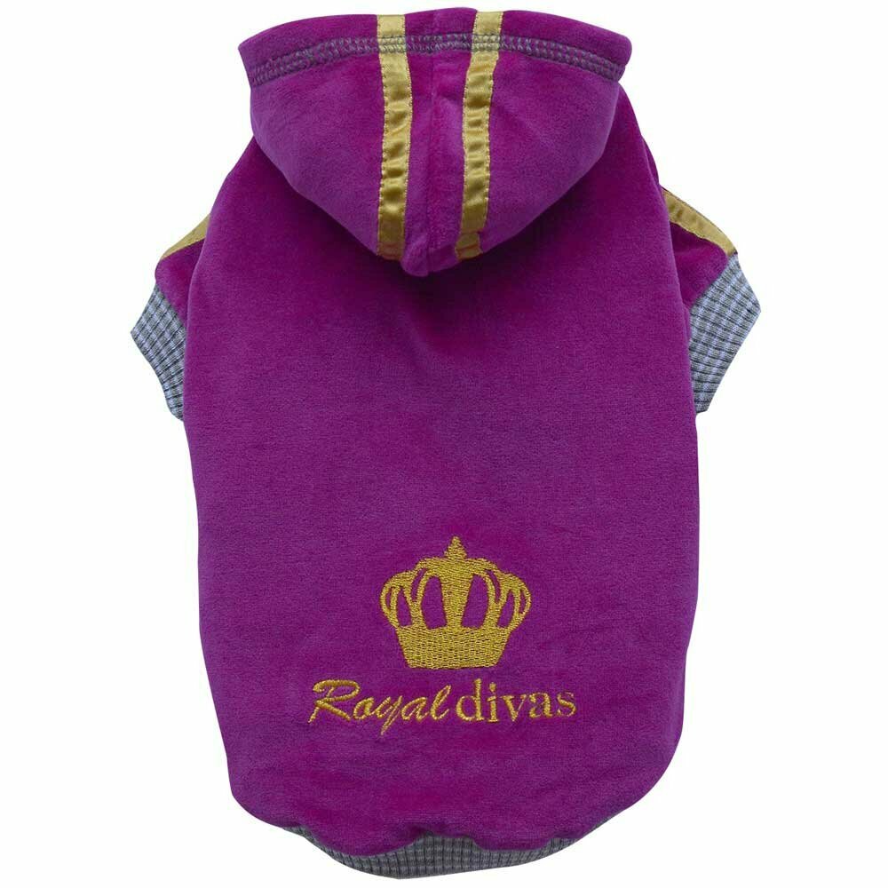 purple dog sweater Royal Divas of DoggyDolly