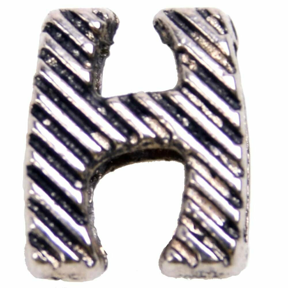 Designer letter H for dog collars and cat collars