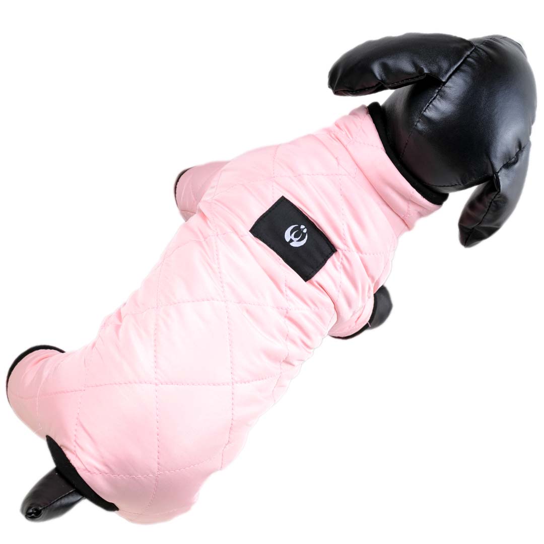 Dog snowsuit pink - the extra warm dog clothing