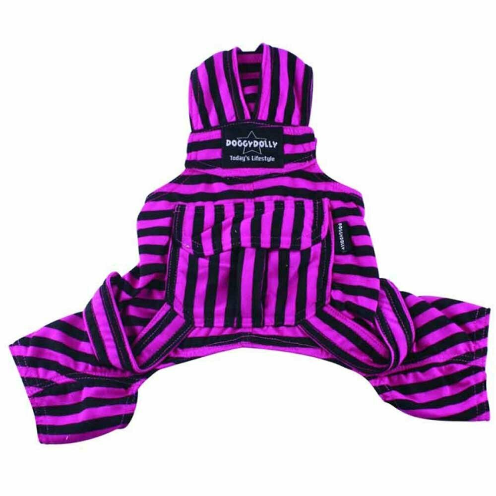 Purple Dungarees from DoggyDolly Dog Fashions -70% Promotion