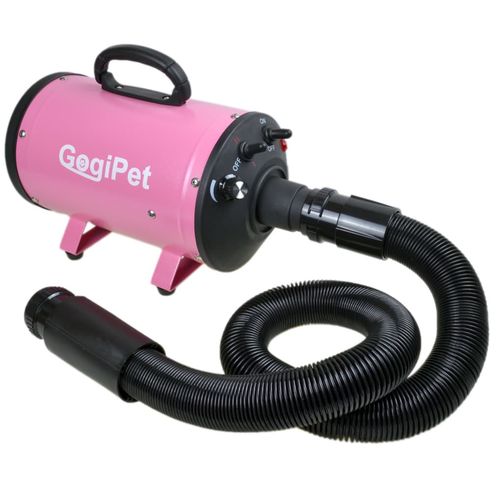 GogiPet dog dryer Poseidon pink with variable speed and heating