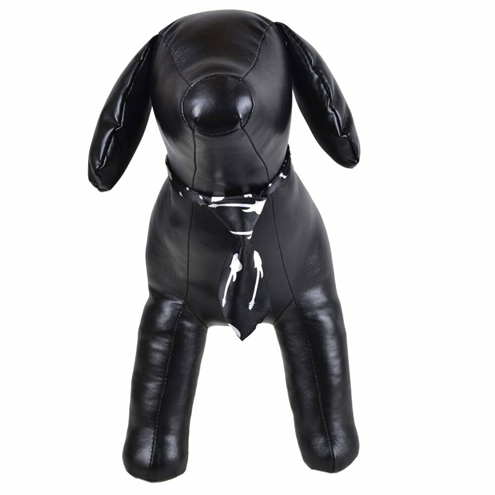 Necktie for dogs black electric guitar