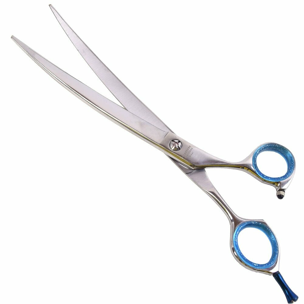 GogiPet® Basic Japanese steel dog scissor 22 cm curved