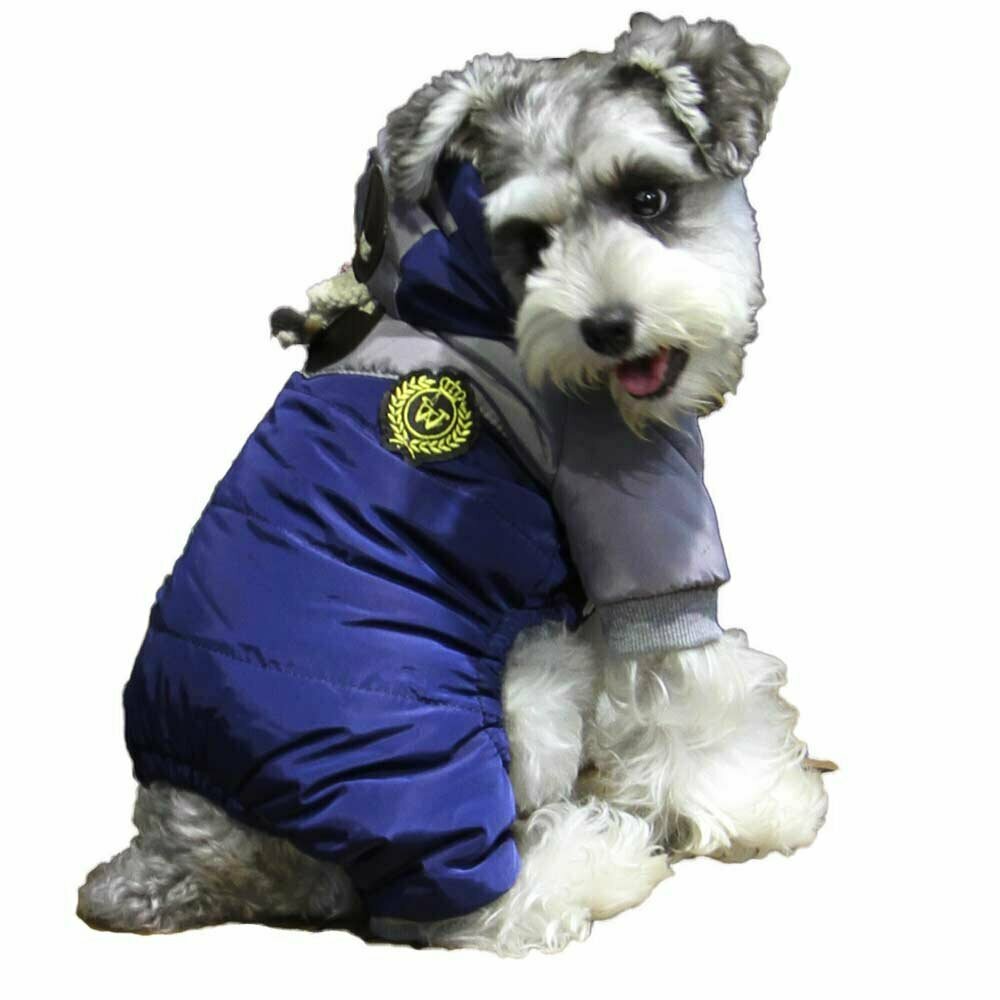High quality blue dog coat - snow suit