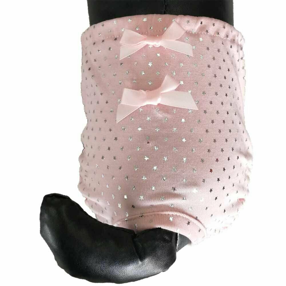 Dog sanitary pants Pink - when your dog stay in heat