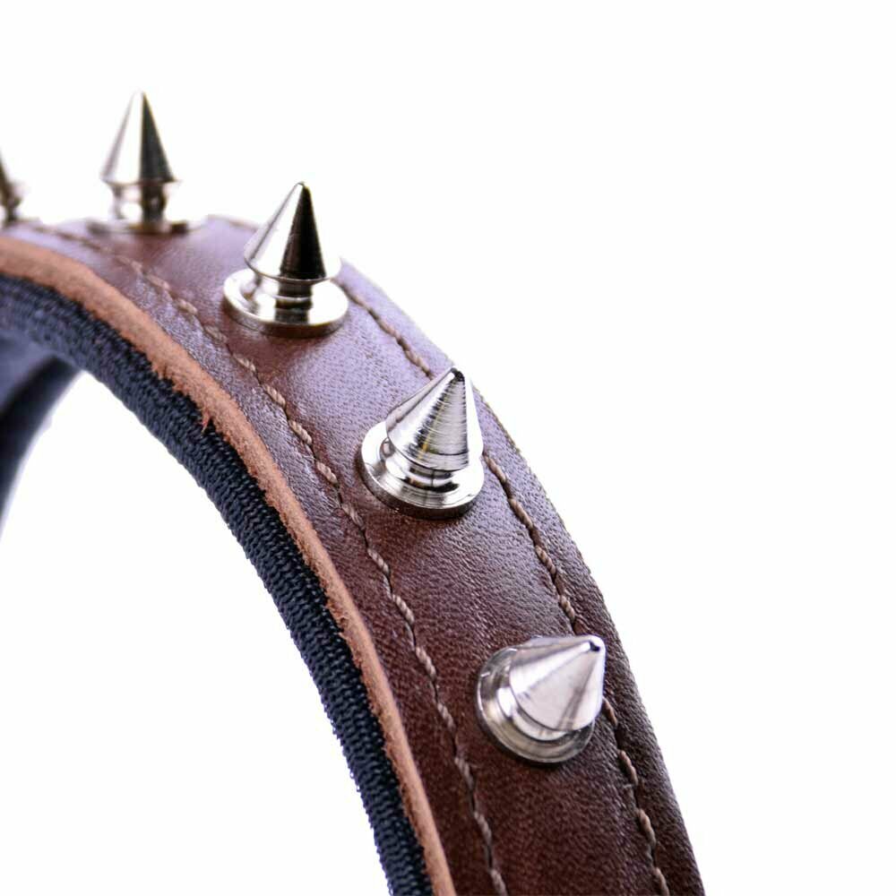 Real leather spiked collars from GogiPet