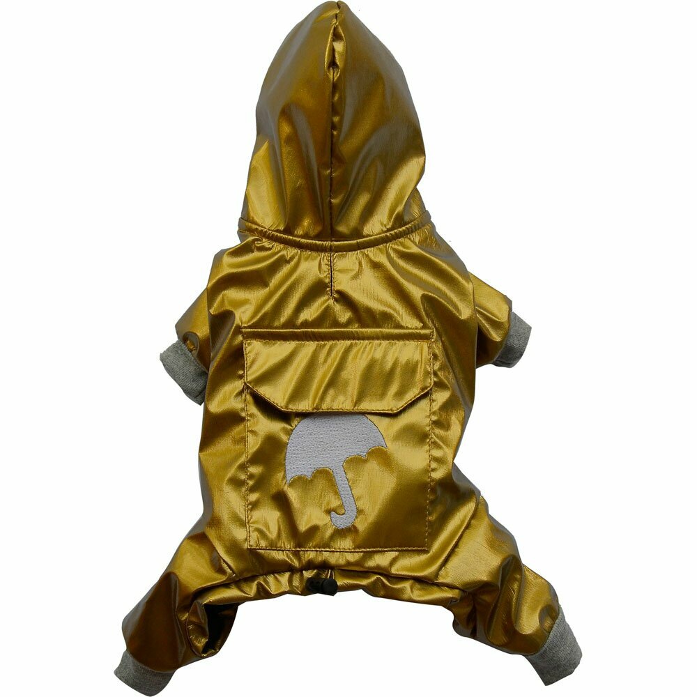 golden Dog raincoat - golden Raincoat for dogs by DoggyDolly DR048
