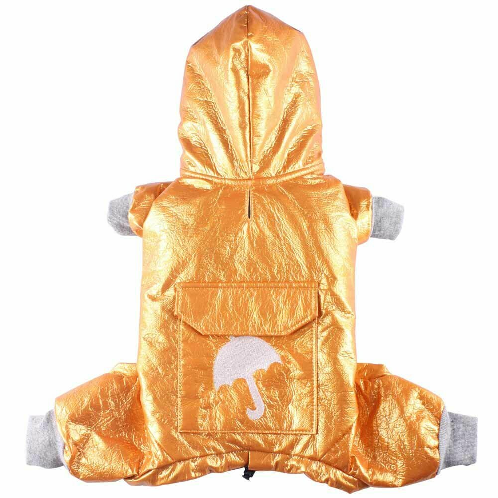 Oranger raincoat for dogs with light padding by DoggyDolly DF013
