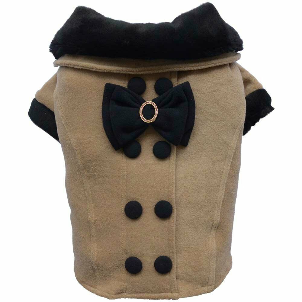 dog clothes by DoggyDolly - brown dog coat for winter