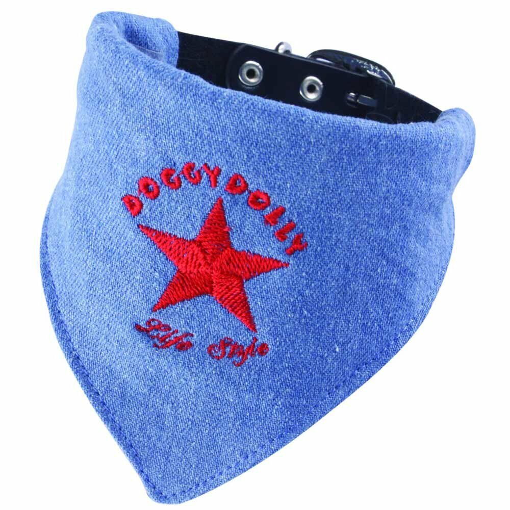 Bandana for dogs made from jeans