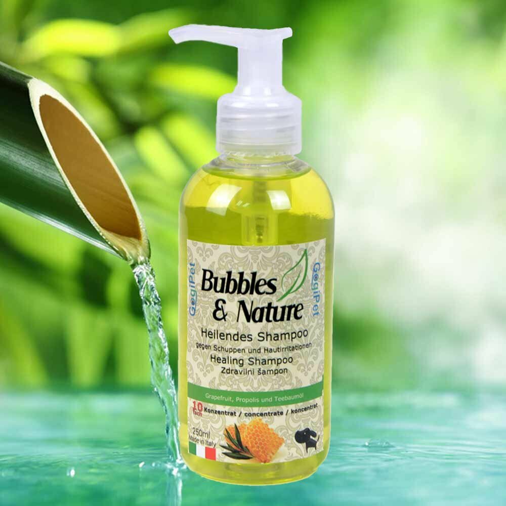 Bubbles & Nature healing dog shampoo