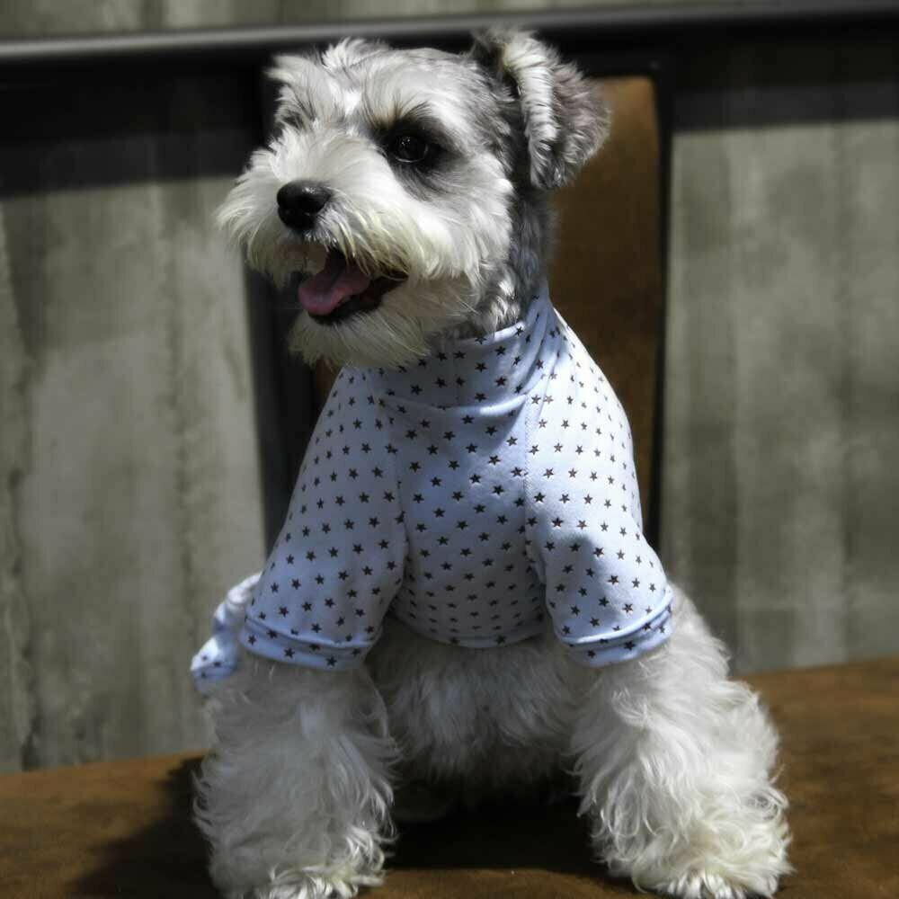 Cool dog sleeping gown blue