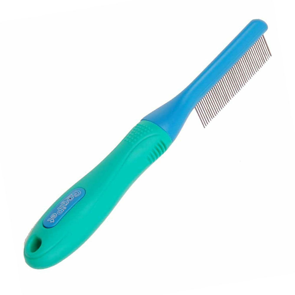 GogiPet handle comb very fine, 45 tooth flea comb