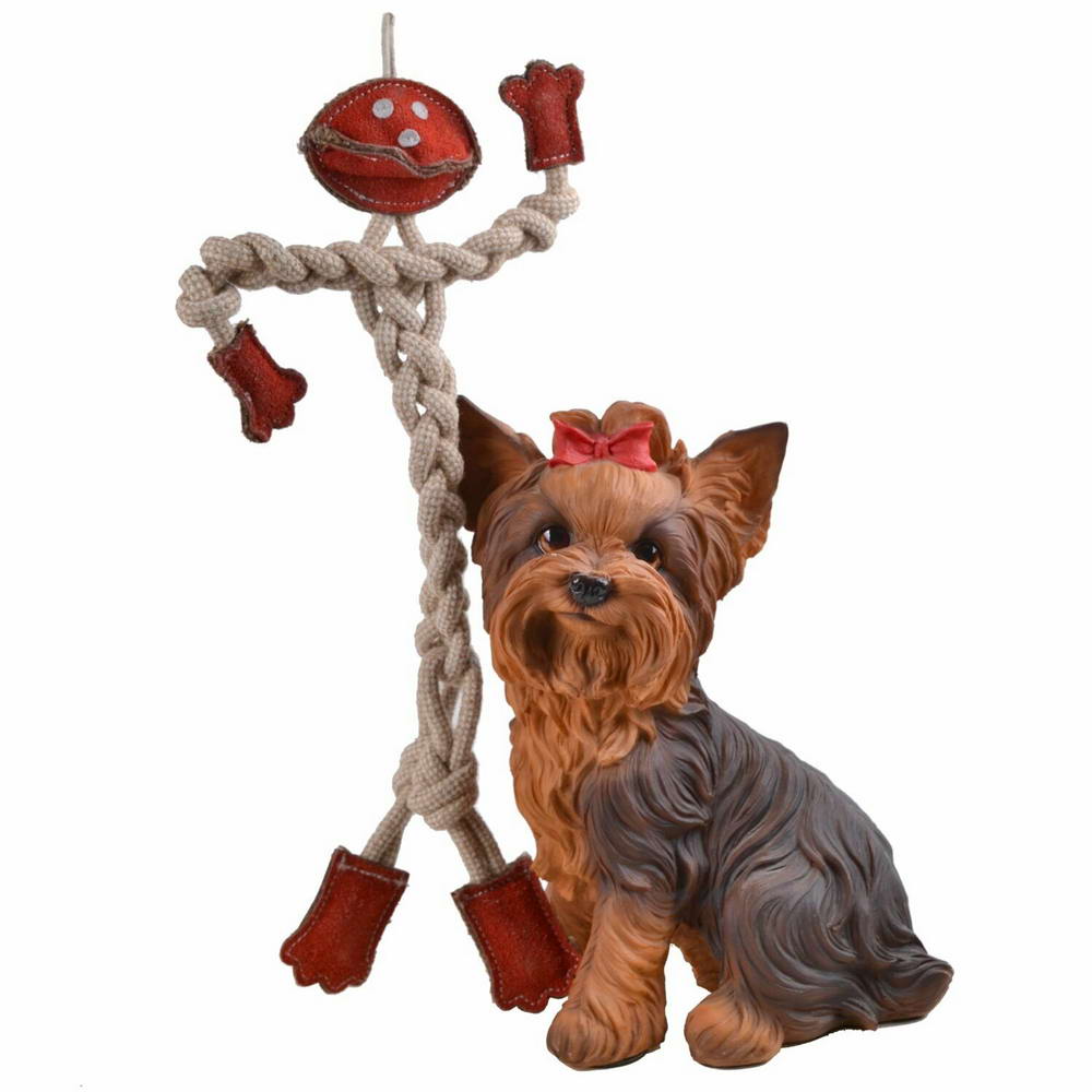 Cool dog toy made of natural materials