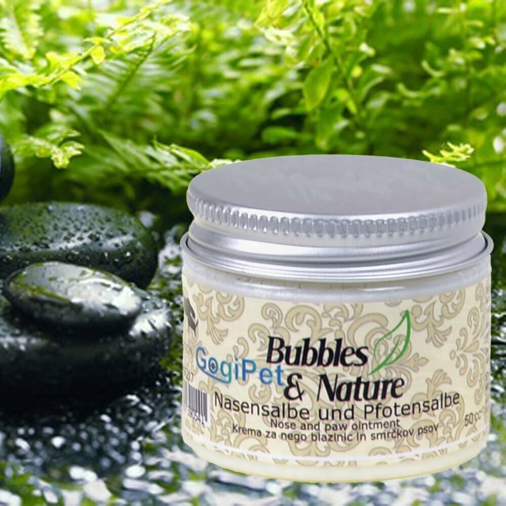 Paw care ointment and nose care ointment for dogs by Bubbles & Nature