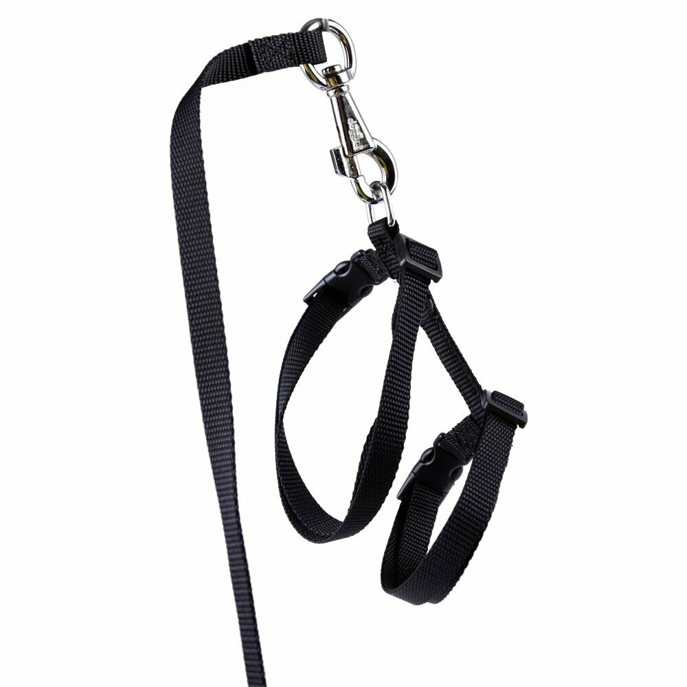 GogiPet ® cat harness with leash black