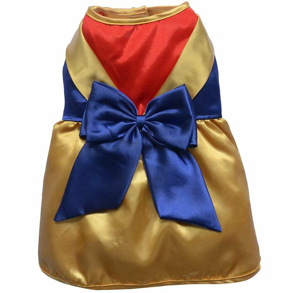 TRIOColour gold dress for dogs - the golden dog dress by DoggyDolly ST018