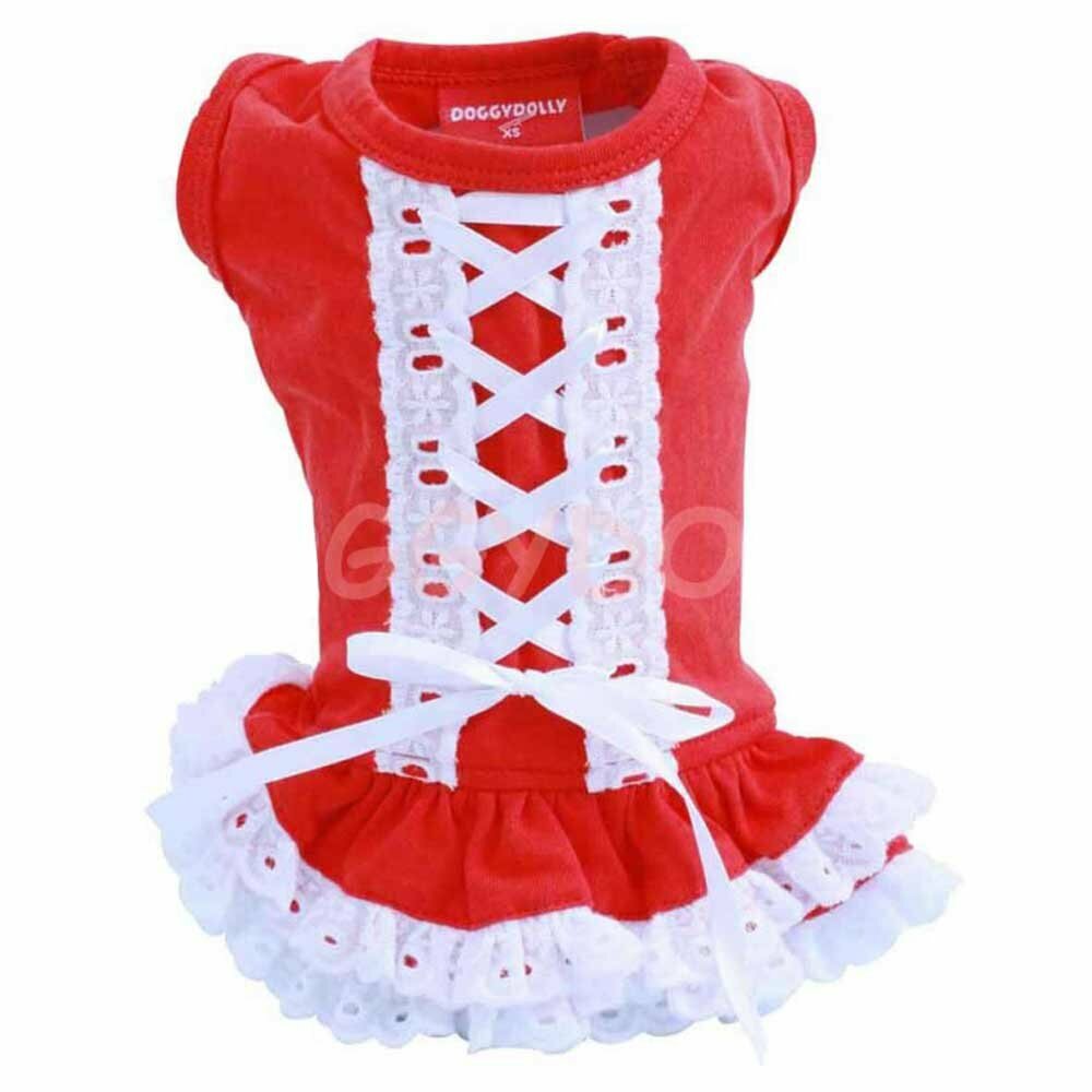 Red dog dress from DoggyDolly