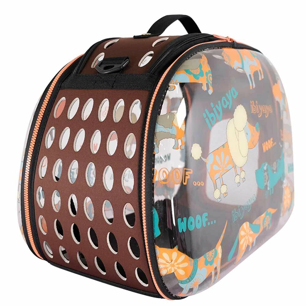 Well ventilated dog carrier for pets that you always want to have in view
