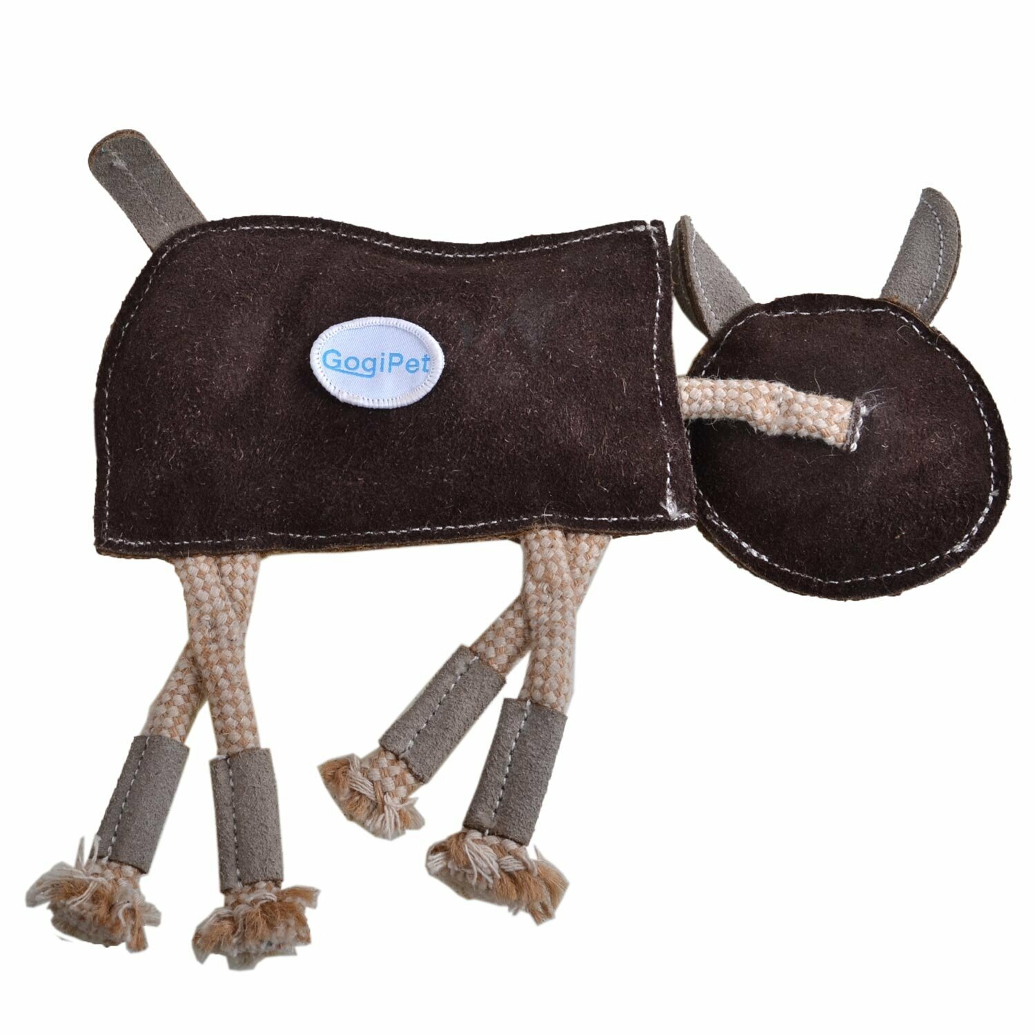 Brown cow - dog toys made from sustainable raw materials